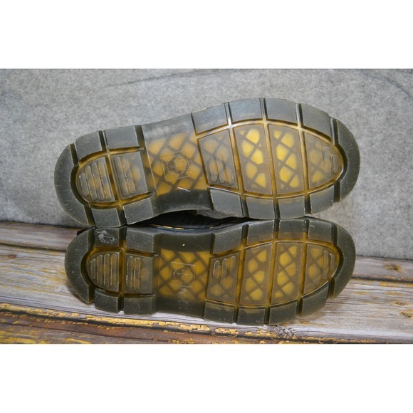 Dr Martens Rilla Boots Mens Size 10 Black Air Cushion Hiking Work Combat - Picture 11 of 16